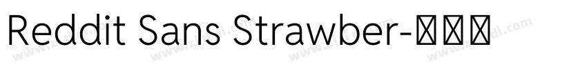 Reddit Sans Strawber字体转换